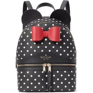 Kate Spade New York Minnie Mouse Backpack - K7325 (Black)